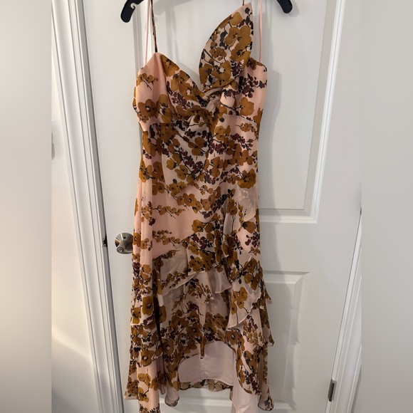 Badgley Mischka Womens  Tiered Cocktail Dress, wedding, night out, prom - Picture 4 of 6